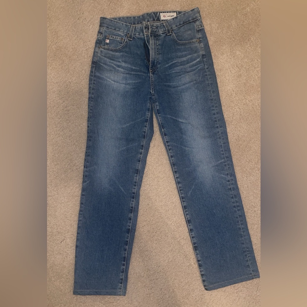AG Denim Straight Jeans